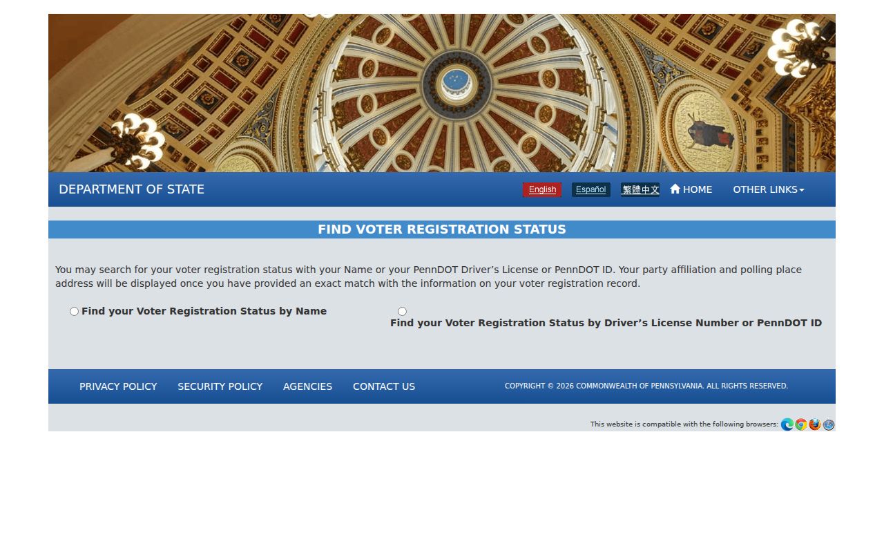 Tredyffrin Township residents directory Pennsylvania voter status lookup