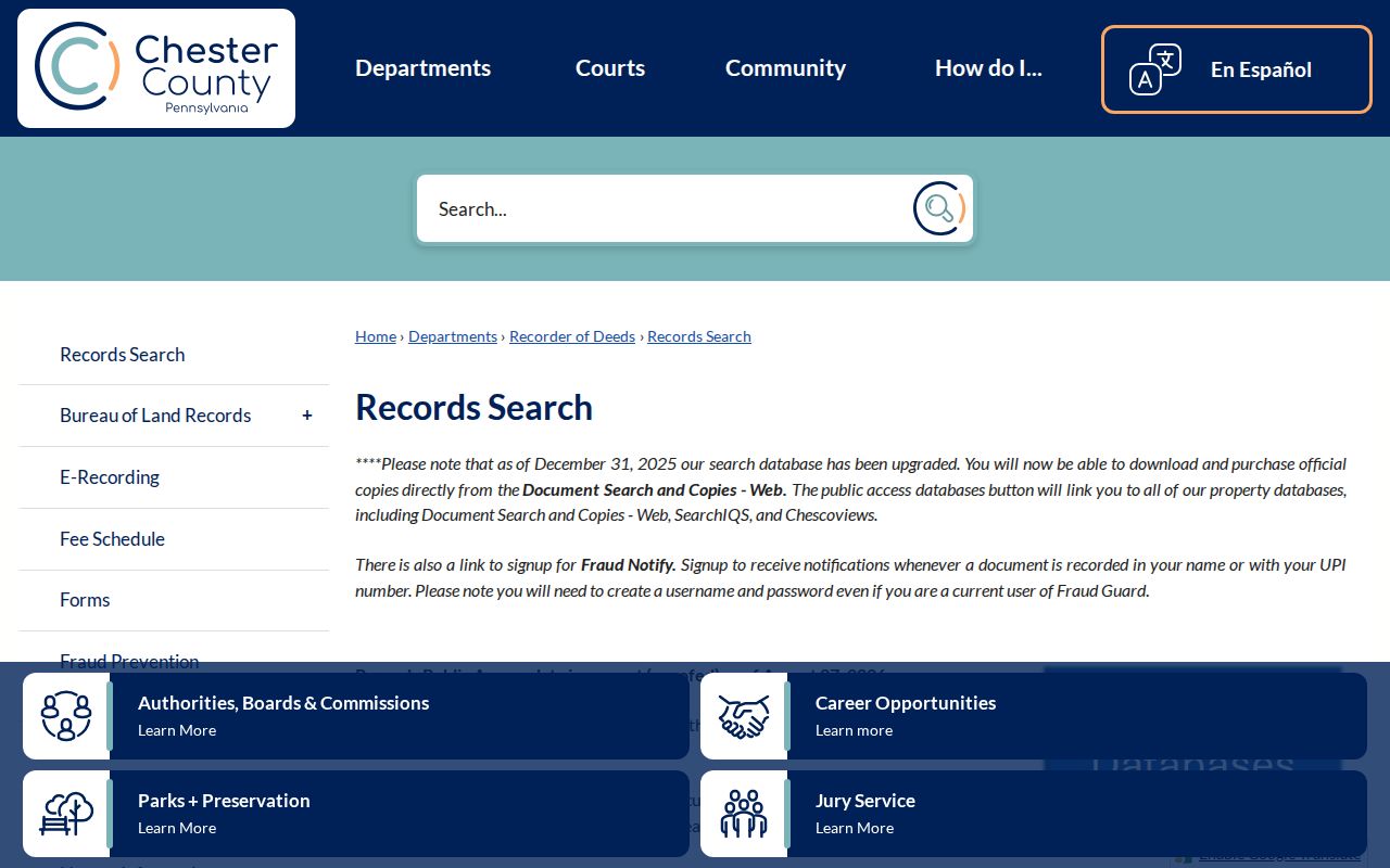 Tredyffrin Township residents directory Chester County Records Search hub